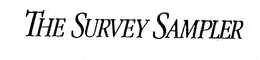 THE SURVEY SAMPLER trademark