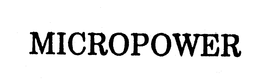 MICROPOWER trademark