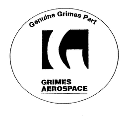GENUINE GRIMES PART GRIMES AEROSPACE trademark
