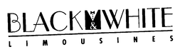 BLACK & WHITE LIMOUSINES trademark