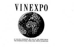 VINEXPO LE SALON MONDIAL DU VIN ET DES SPIRITUEUX THE INTERNATIONAL WINE AND SPIRITS EXHIBITION trademark