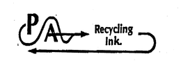 PA RECYCLING INK. trademark
