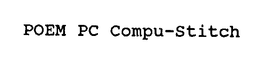 POEM PC COMPU-STITCH trademark
