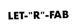 LET-"R"-FAB trademark