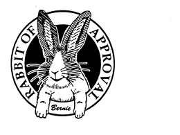 RABBIT OF APPROVAL BERNIE trademark