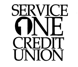1 SERVICE ONE CREDIT UNION trademark