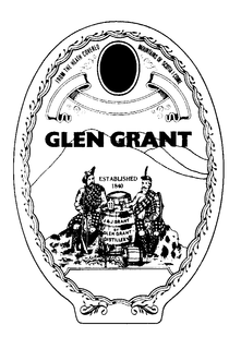 GLEN GRANT FROM THE HEATH COVERED MOUNTAINS OF SCOTIA I COME ESTABLISHED 1840 J & J. GRANT OF GLEN GRANT DISTILLERY trademark