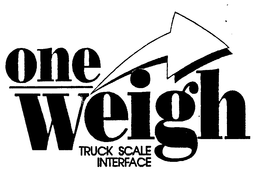 ONE WEIGH TRUCK SCALE INTERFACE trademark
