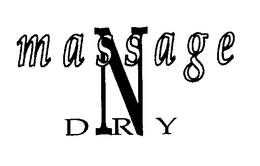 MASSAGE N DRY trademark
