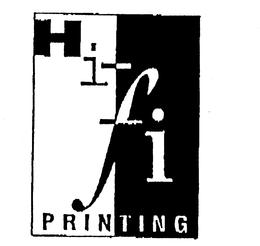 HI-FI PRINTING trademark
