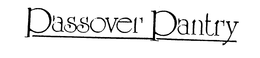 PASSOVER PANTRY trademark