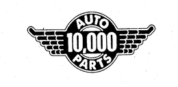 AUTO 10,000 PARTS trademark