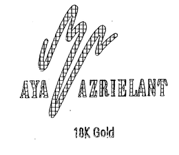 AYA AZRIELANT 18K GOLD trademark