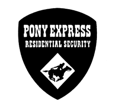 PONY EXPRESS RESIDENTIAL SECURITY trademark