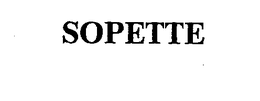 SOPETTE trademark