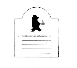 THIS CANDLEWICK BOOK BELONGS TO trademark