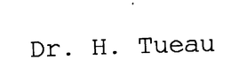 DR. H. TUEAU trademark