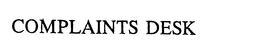 COMPLAINTS DESK trademark