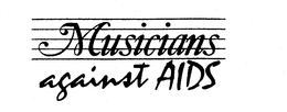 MUSICIANS AGAINST AIDS trademark
