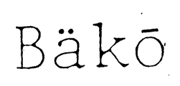 BAKO trademark