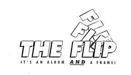 THE FLIP IT'S AN ALBUM AND A FRAME! trademark