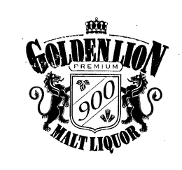 GOLDEN LION 900 PREMIUM MALT LIQUOR trademark
