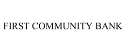 FIRST COMMUNITY BANK trademark