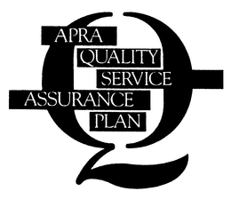 APRA QUALITY SERVICE ASSURANCE PLAN Q trademark
