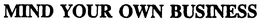 MIND YOUR OWN BUSINESS trademark