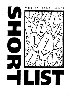 SHORT LIST W & B INTERNATIONAL trademark