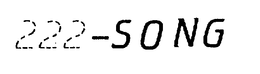 222-SONG trademark