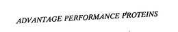 ADVANTAGE PERFORMANCE PROTEINS trademark