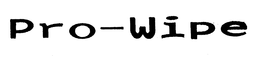 PRO-WIPE trademark