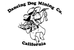 DANCING DOG MINING CO. CALIFORNIA trademark