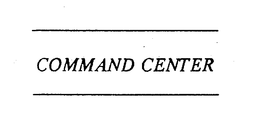 COMMAND CENTER trademark