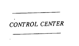 CONTROL CENTER trademark