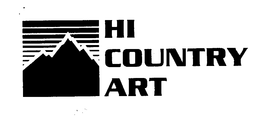 HI COUNTRY ART trademark