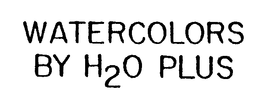 WATERCOLORS BY H2O PLUS trademark
