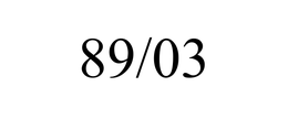 89/03 trademark