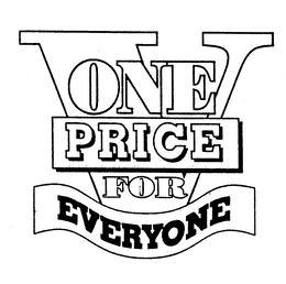 ONE PRICE FOR EVERYONE trademark