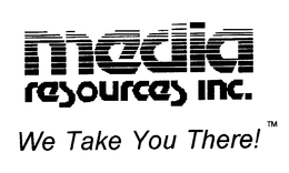MEDIA RESOURCES INC. WE TAKE YOU THERE! trademark