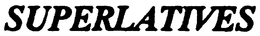SUPERLATIVES trademark