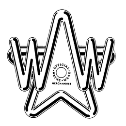 WW OFFICIAL WAYNE WEAR MERCHANDISE trademark