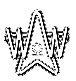 WW OFFICIAL WAYNE WEAR MERCHANDISE trademark