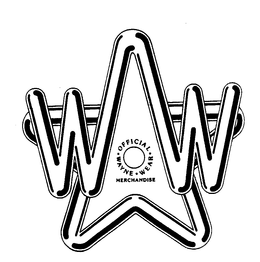 WW OFFICIAL WAYNE WEAR MERCHANDISE trademark