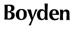 BOYDEN trademark
