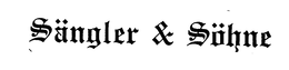 SANGLER & SOHNE trademark