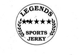 LEGENDS SPORTS JERKY trademark