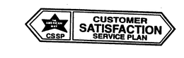 CUSTOMER SATISFACTION SERVICE PLAN THE AMERICAN WAY CSSP trademark