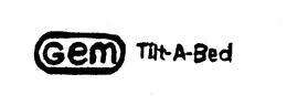 GEM TILT-A-BED trademark